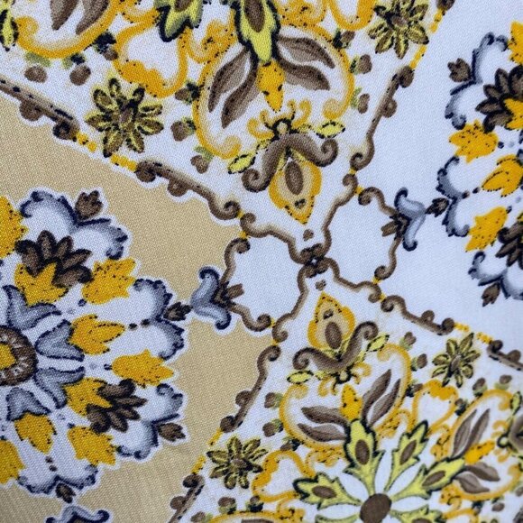 Lulus Yellow Dandy Lion Yellow Print Shift Dress, Short Sleeve Women's Size S - Picture 10 of 14